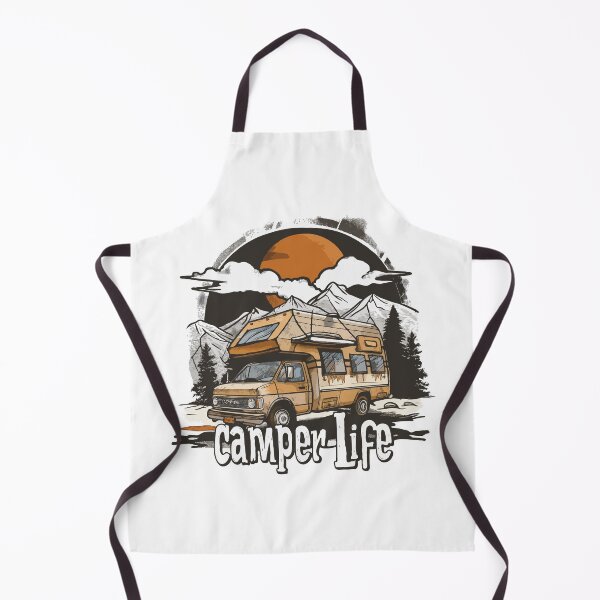 Item preview, Cool Camper Life Print designed and sold by Thehatinthecat.