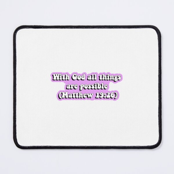 Item preview, matthew 19:26 designed and sold by pizzarolls0607.
