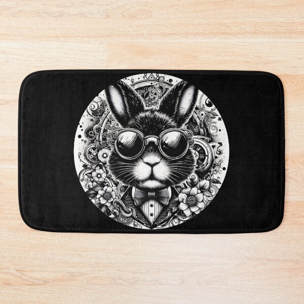 Item preview, rabbit wearing sunglasses and a bow tie designed and sold by Mechanical-Artt.