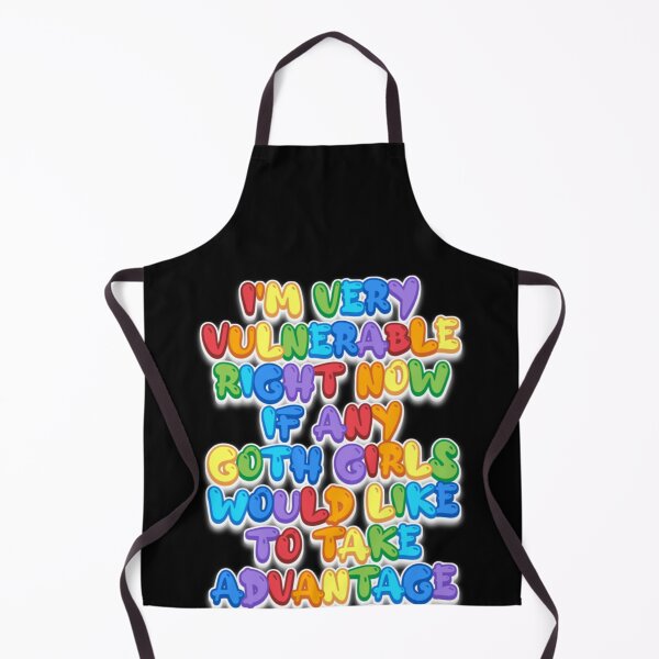 Item preview, "I'm Very Vulnerable Right Now" Funny Goth Quote Shirt designed and sold by AI-volution.