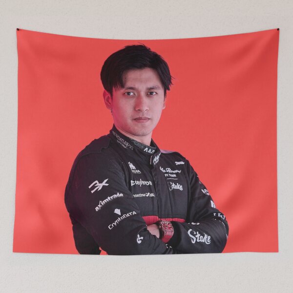Item preview, Zhou Guanyu F1 Driver Serious Face Alfa F1 Team Valtteri Bottas stake f1 team designed and sold by FormulaGTee1.