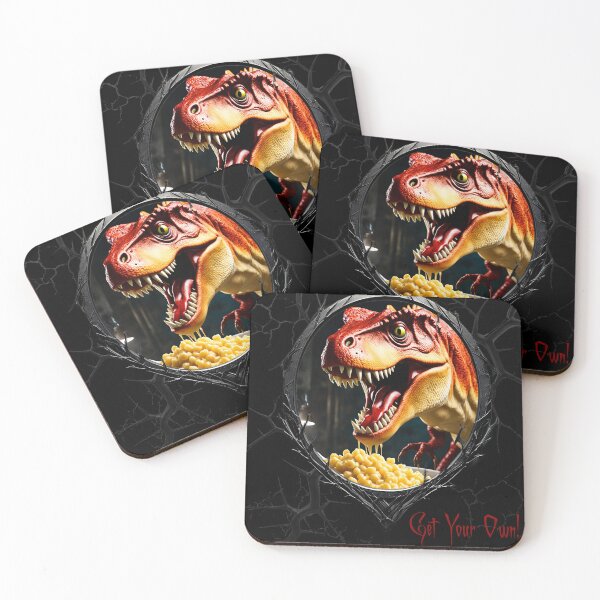 Item preview, Macaroni & Cheese & a greedy dinosaur designed and sold by FatCatStudios.