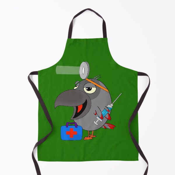 Item preview, Funny African grey parrot doctor - Parrot at work designed and sold by YoshiArtDesign.
