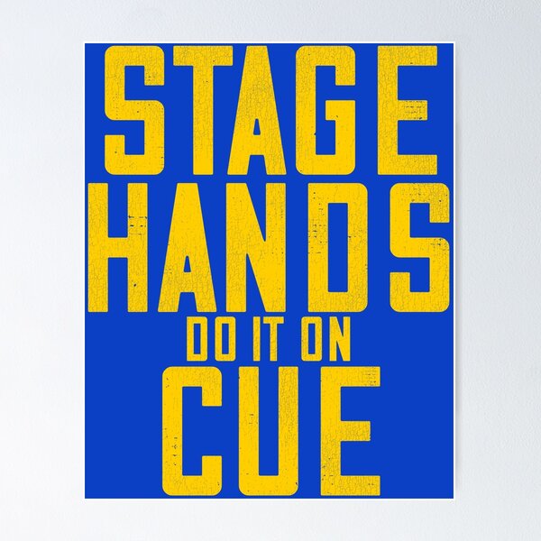 Item preview, STAGEHANDS Do It On Cue designed and sold by ourkid.