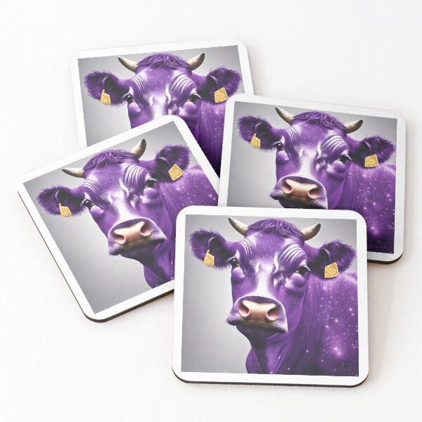 Artikelvorschau, Purple glitter cow entworfen und verkauft von raleca78.