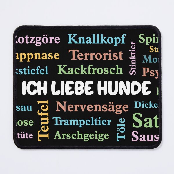 Item preview, I love dogs - mostly ;-) designed and sold by Highkeys.