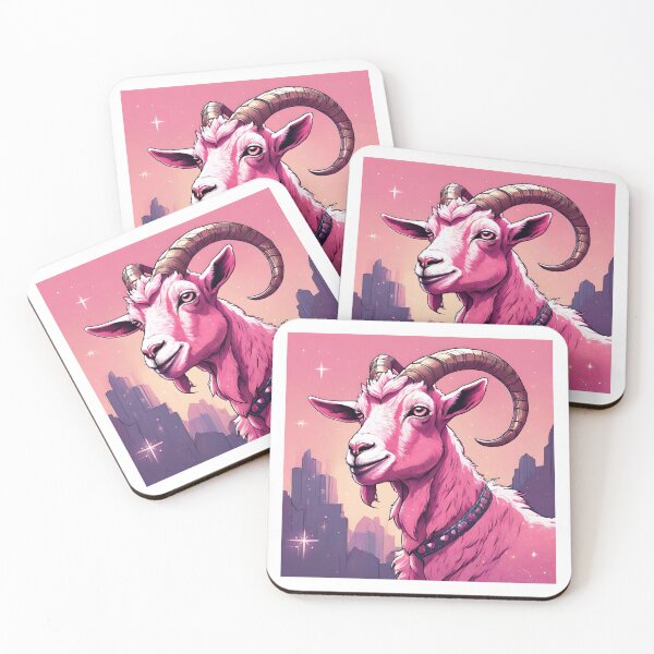 Artikelvorschau, Pink sparkly goat entworfen und verkauft von raleca78.