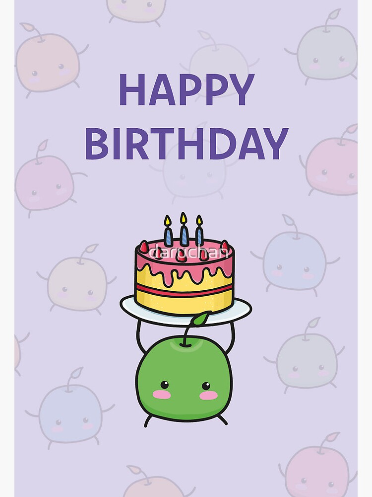 Thumbnail 2 of 2, Greeting Card, Happy Birthday Junimo designed and sold by daruchan.