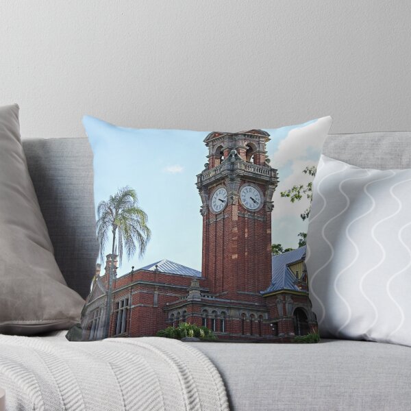 Item preview, Red brick clock tower designed and sold by Kerry LeBoutillier.