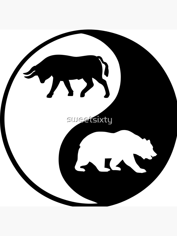 Trader Bull Bullish Bear Bearish Wall Street Stock Market by sweetsixty