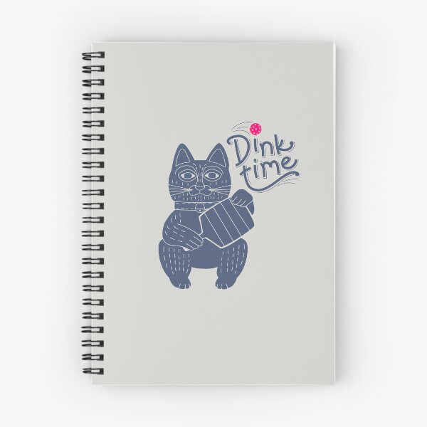 Item preview, “Purr-fect Match: Whimsical Cat Playing Pickleball”  - indigo designed and sold by StudioShel.