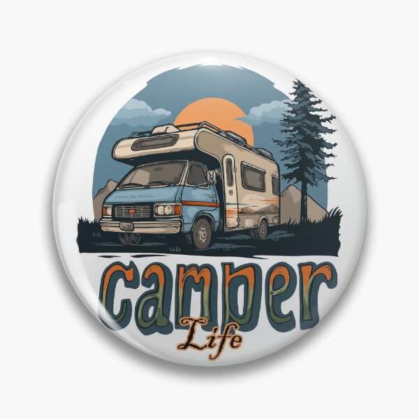 Item preview, Cool Camper Life Print designed and sold by Thehatinthecat.
