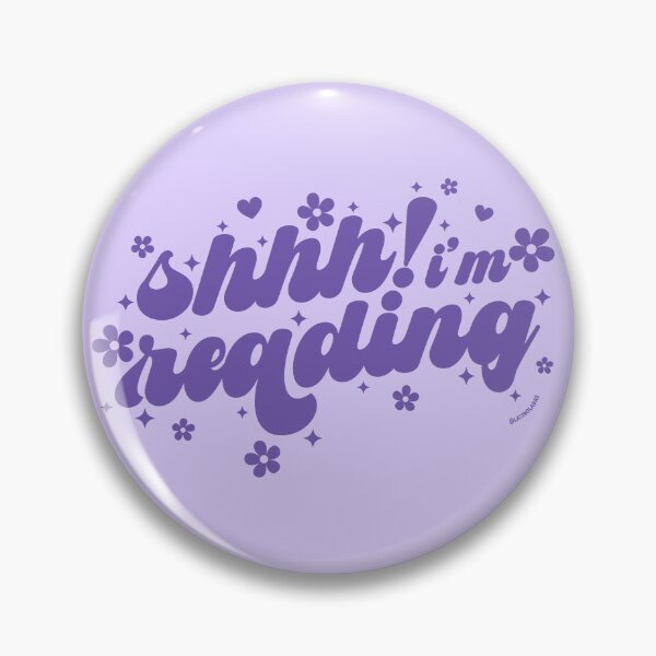 Item preview, Shhh! I'm Reading / Groovy Daisies Flowers in Pastel Purple Bookworm Sayings Trendy Readers Merch for Kindle Lovers Bookstore Babe Tbr designed and sold by Latinoladas.