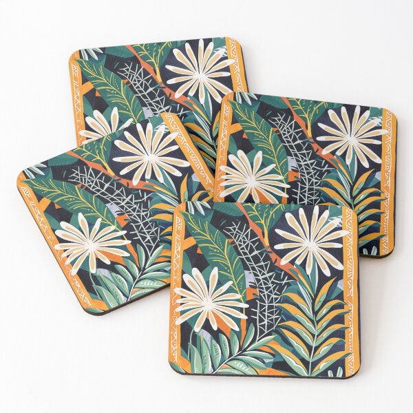Item preview, "Summer" in style tropical leaf art poster designed and sold by DesignVistaHub.