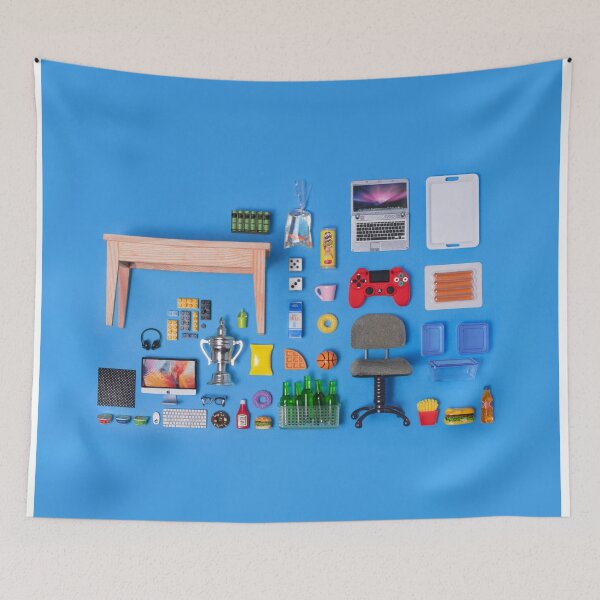 Item preview, Dollhouse inventory / dark blue designed and sold by pepinodemarst.