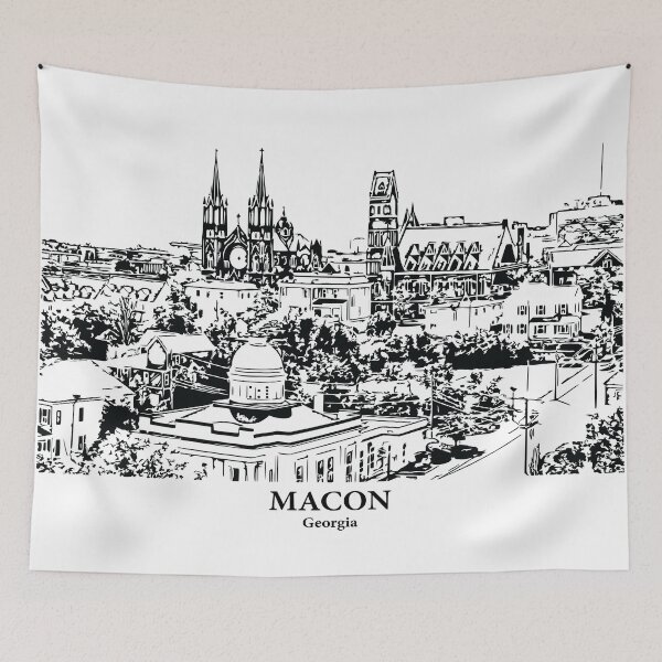 Item preview, Macon - Georgia designed and sold by Lakeric Cityscapes.