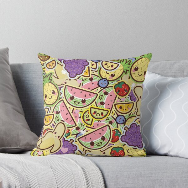 Item preview, Kawaii Fruit Salad Cute Design Wallpaper designed and sold by SusurrationStud.