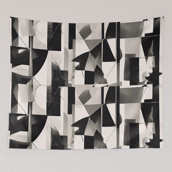 Item preview, Shadows of Melancholy: Abstraction Diving into Sadness designed and sold by Aurorartsprint.
