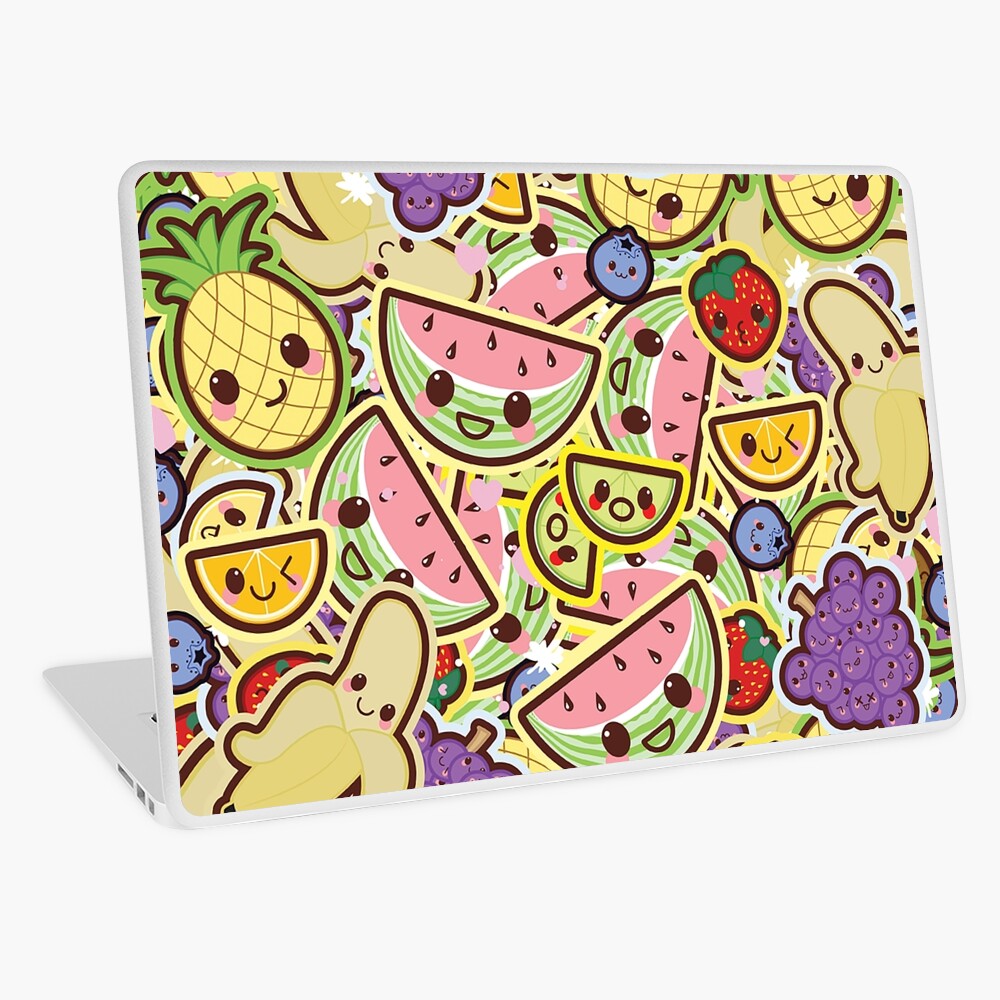 Kawaii Fruit Salad Cute Design Wallpaper
