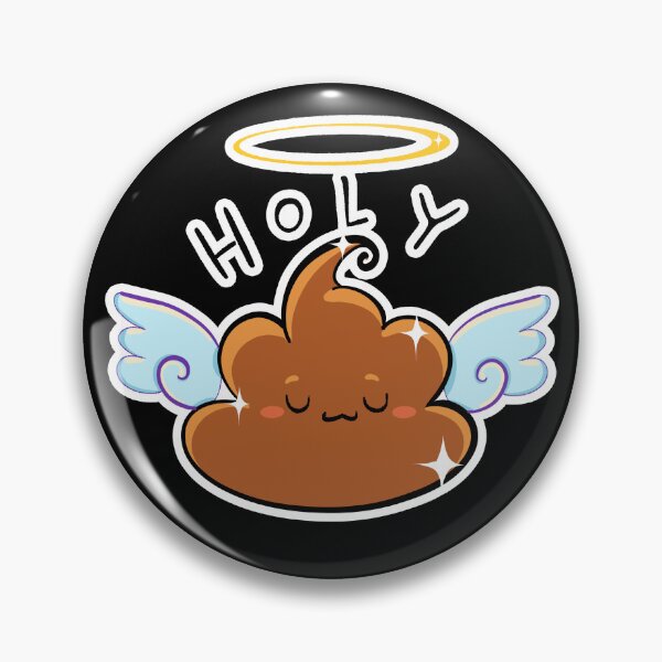 Item preview, Funny Holy Poop Cute Holy Shit T-shirt, Poop Emoji designed and sold by Whimsy Lines.