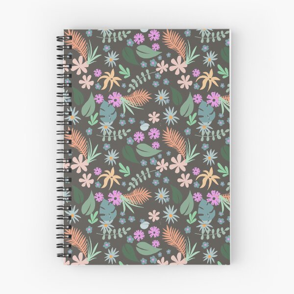 Item preview, Pattern of striking flowers and leaves designed and sold by Karin Schön.