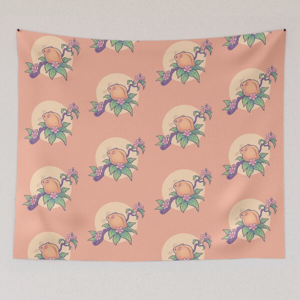 Item preview, Fuzzy Peach Hamster designed and sold by doomed-dreamer.