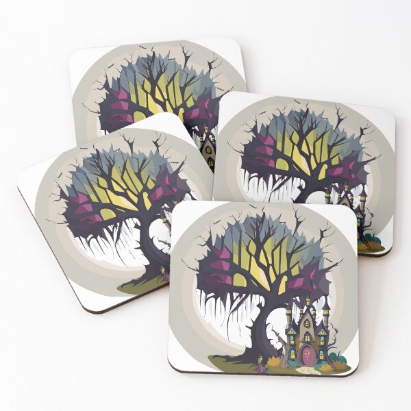 Item preview, A Witch, A Tree, Her Cottage and Her Cat designed and sold by Squiddlediddle.