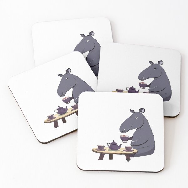 Item preview, Tranquil Tapir Twilight Tea Party designed and sold by omerfdln34.