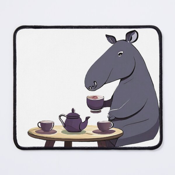 Item preview, Tranquil Tapir Twilight Tea Party designed and sold by omerfdln34.