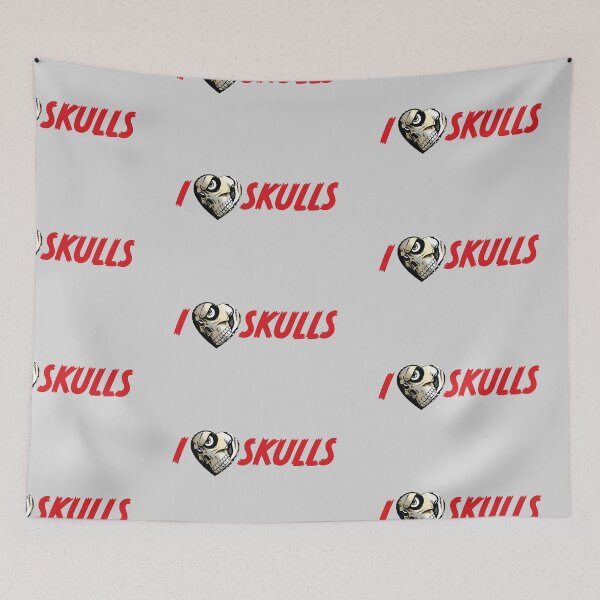 Item preview, I Heart Skulls designed and sold by ScaryFunny.