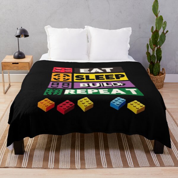 Item preview, Eat Sleep Build Repeat Building Blocks Bricks Master Builder Classic T-Shirt designed and sold by NIZAR  din⭐⭐⭐⭐⭐.