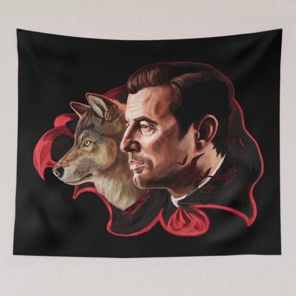 Item preview, Claes Bang Dracula Wolf Painting designed and sold by AK-Hevonen.