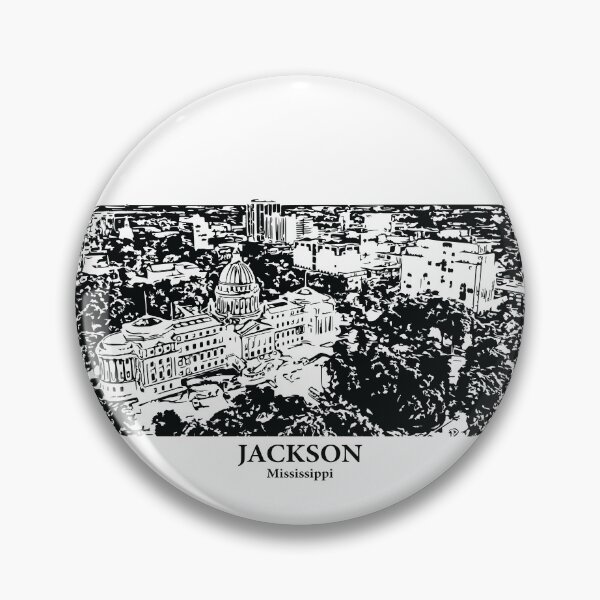 Artikelvorschau, Jackson – Mississippi entworfen und verkauft von Lakeric Cityscapes.