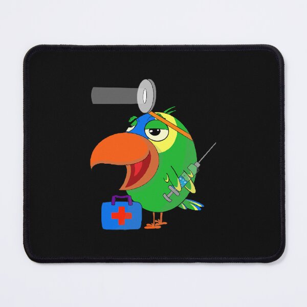 Item preview, Funny Amazon parrot doctor - Parrot at work designed and sold by YoshiArtDesign.