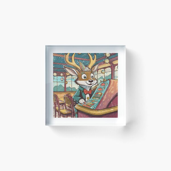 Item preview, Deer Plays Games of Chance designed and sold by omerfdln34.