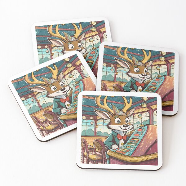 Item preview, Deer Plays Games of Chance designed and sold by omerfdln34.