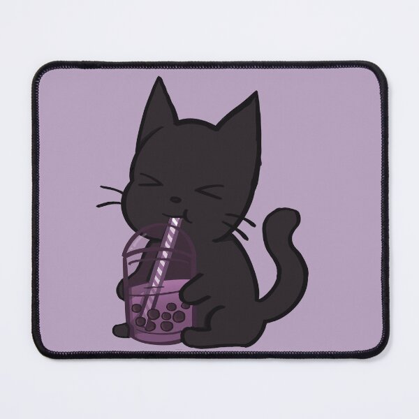 Item preview, Taro Boba Cat designed and sold by wormy-pope.