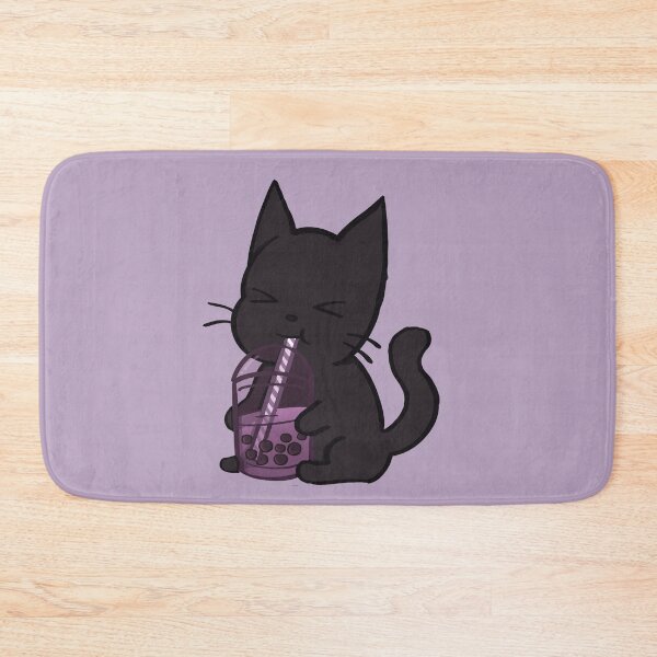 Item preview, Taro Boba Cat designed and sold by wormy-pope.