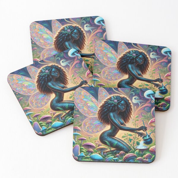 Item preview, Psychedelic Mushroom Fairies designed and sold by Kourtesy of King.