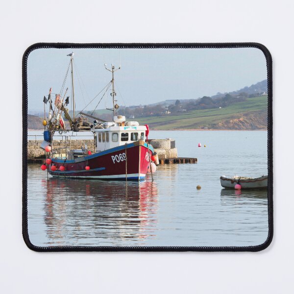 Item preview, Winter Harbour at Lyme Regis designed and sold by Dorset Girl.