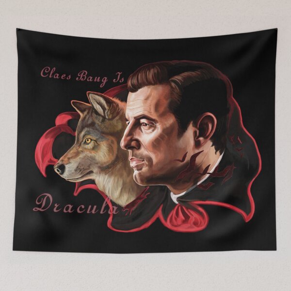 Item preview, Claes Bang Dracula Wolf Painting designed and sold by AK-Hevonen.