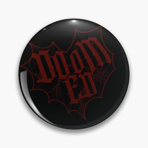 Item preview, Red Doomed BMTH Cobweb heart designed and sold by jrdnpng.