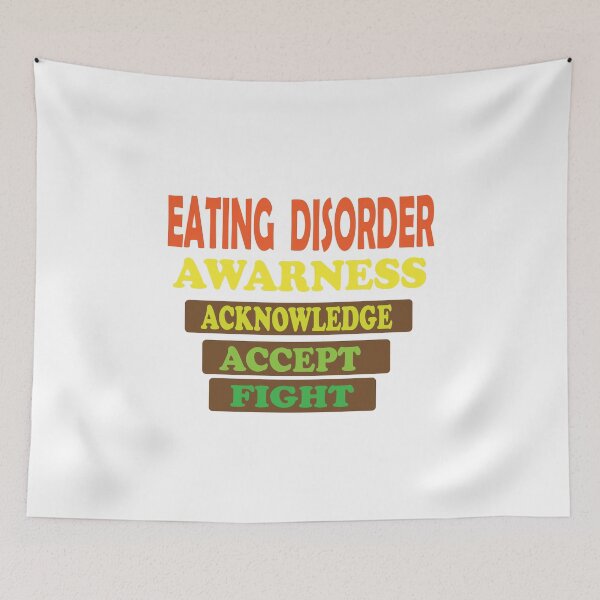 Item preview, Eating Disorder Awarness, Acknowledge, Accept, Fight t-shirt designed and sold by Ami Ne.