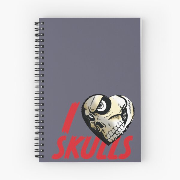 Item preview, I Heart Skulls designed and sold by ScaryFunny.