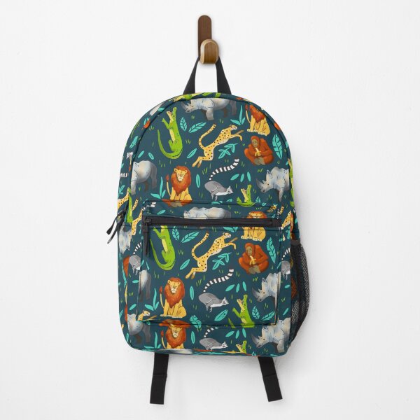 Item preview, playful jungle animals pattern - wildlife adventure designed and sold by Patrick Gervacio.