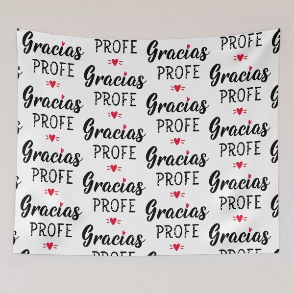 Item preview, Gracias profe. Thanks teacher - in Spanish. designed and sold by pidzam4e.