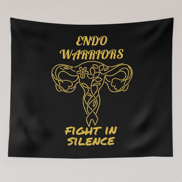 Item preview, Endo Warriors Emblem - Endometriosis Awareness Art designed and sold by VoyteksDesigns.