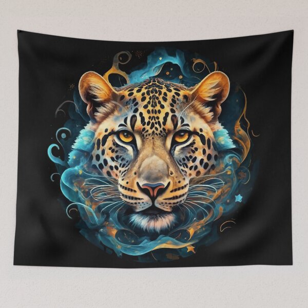 Item preview, Leopard Portrait designed and sold by MyTshirtArt.