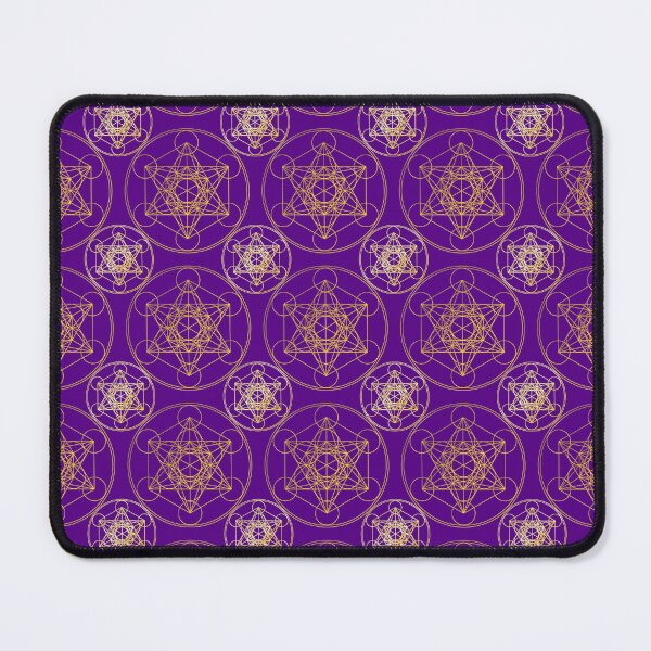 Item preview, Metatron's Cube Tiling Violet Background designed and sold by Raymond Gilford.