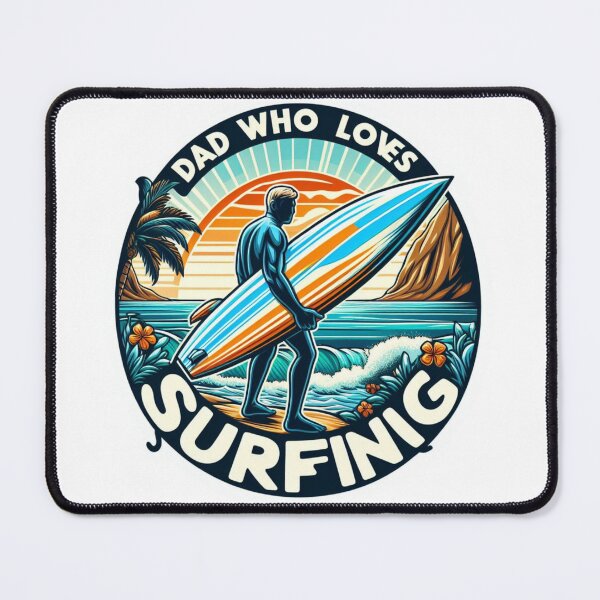 Item preview, Dad who loves surfing designed and sold by azaelbay7.